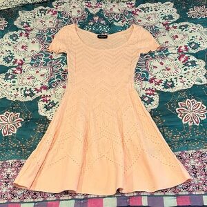 bebe Peach Mini Dress